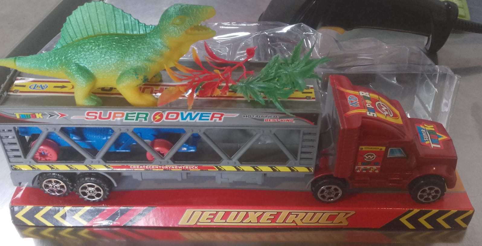 Camion Burbuja con 1 Dinosaurio