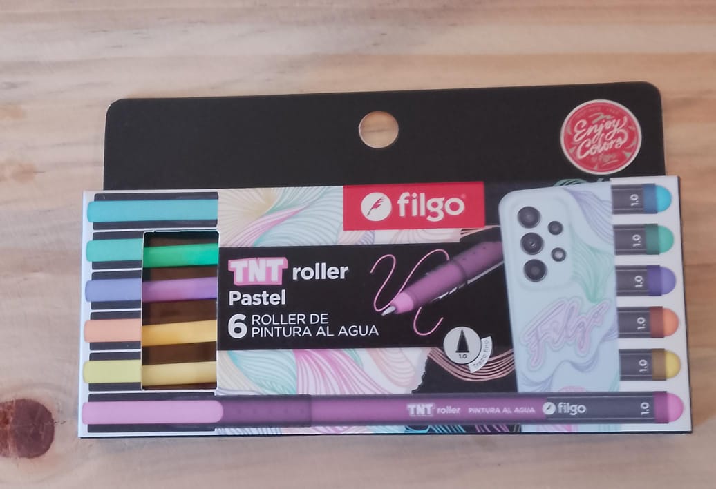 Roller Filgo 6 Unid. Pintura al Agua - Pastel