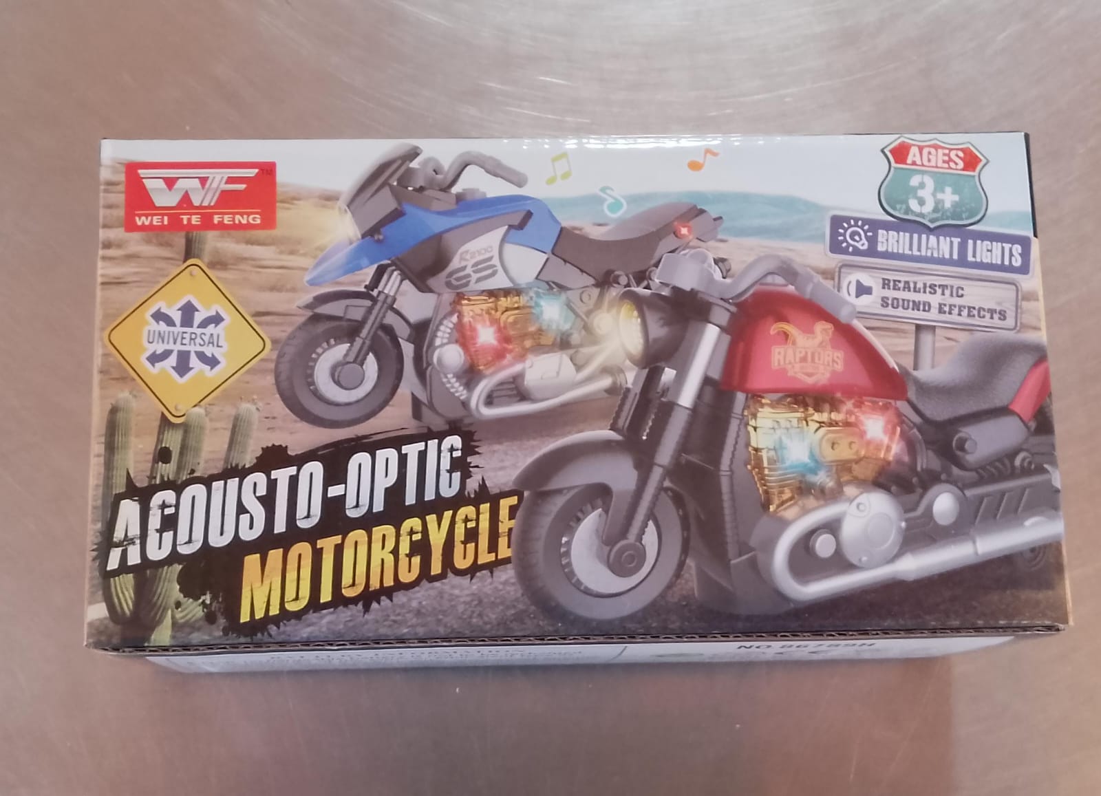Moto en caja Sheppera a pila