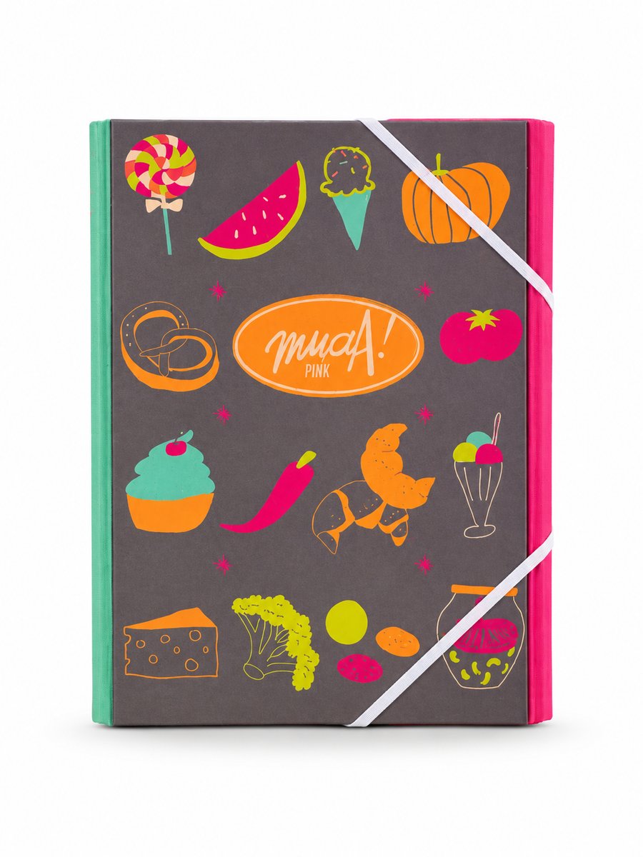 carpeta con elastico  muaa pink