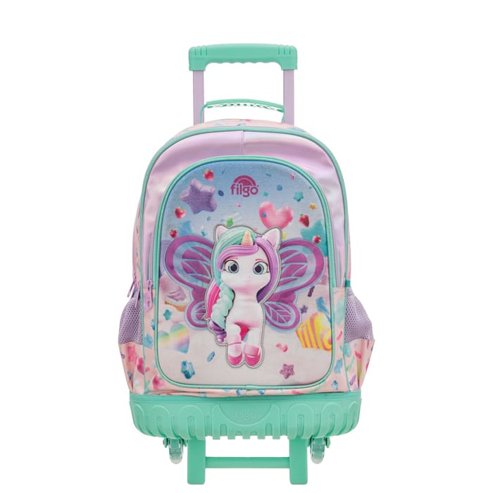 Mochila Filgo 3D Carrito 18 Pulgadas - Unicornio