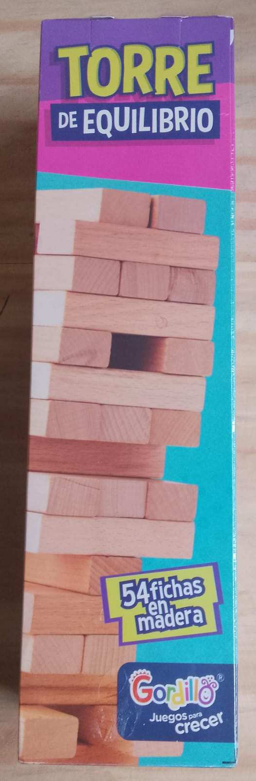 Torre de Equilibrio 54 piezas de Madera
