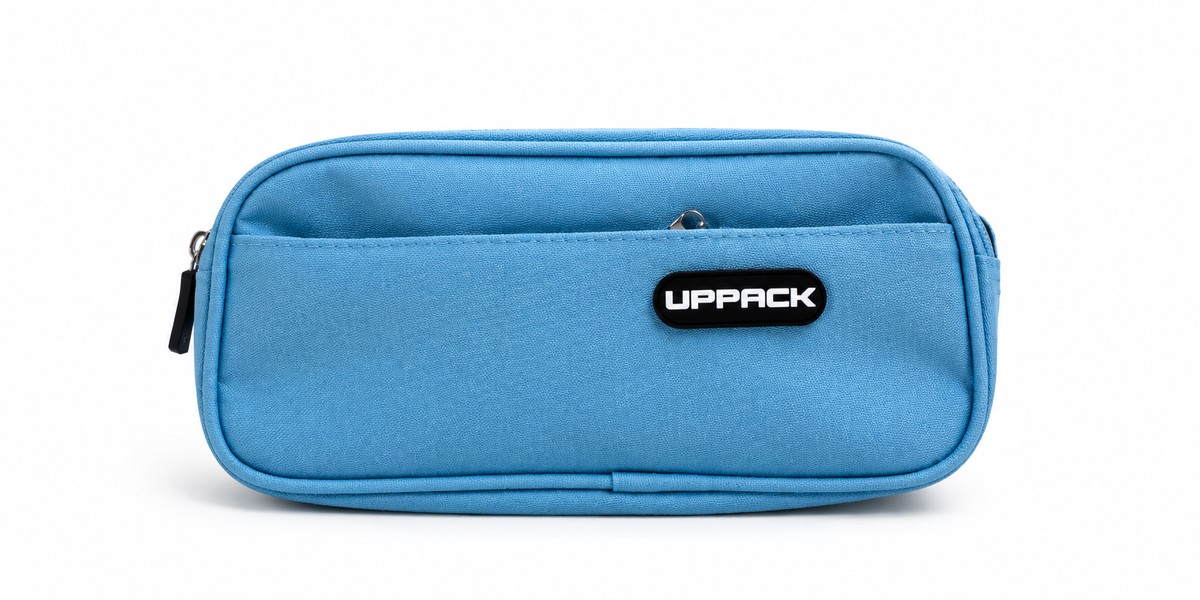 cartuchera celeste uppack