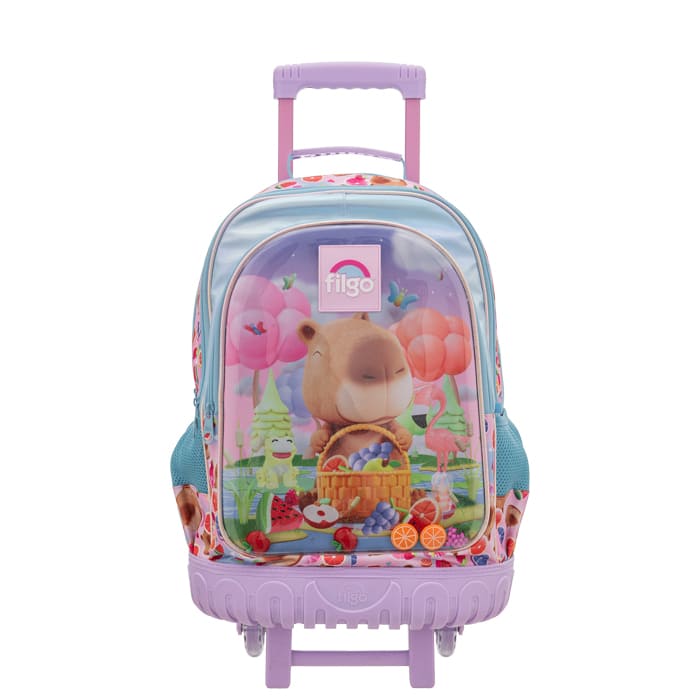 Mochila Filgo 3D Carrito 18 Pulgadas - Capibara