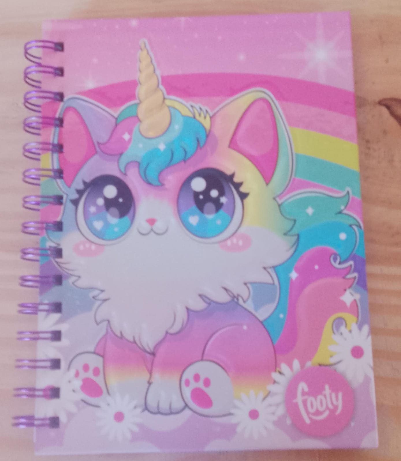 Cuadernos Inkdrop A5 100 Hojas Rayadas - Unicornio