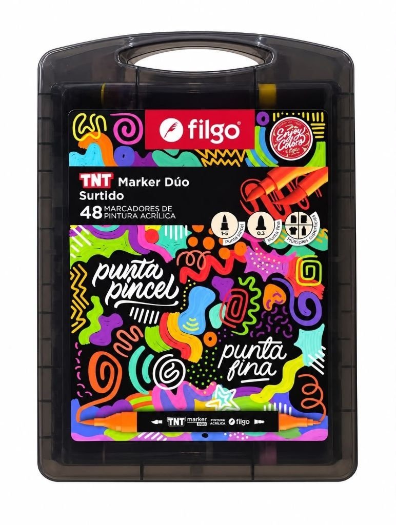 Marcador TNT Pintura Acrilica Duo X48