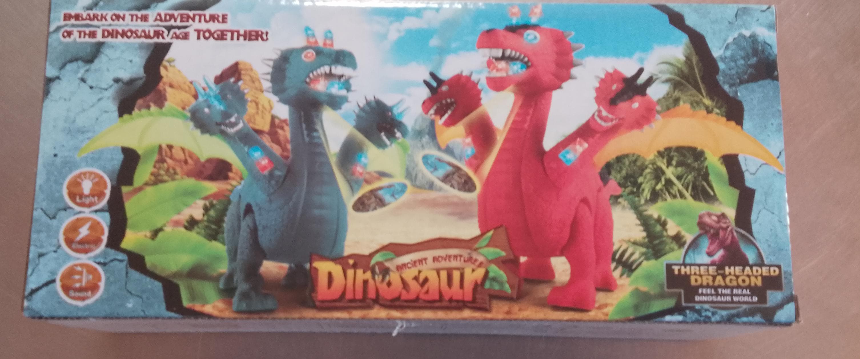 Dinosaurio 3 Cabezas