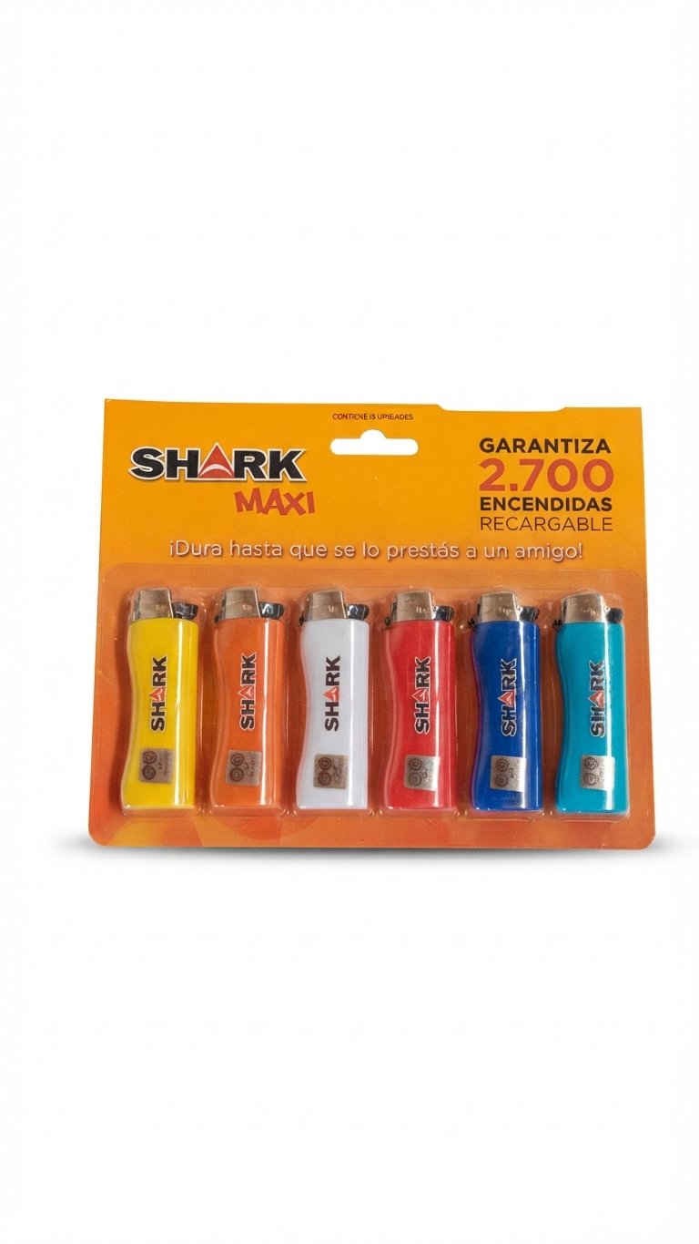 Shark Maxi 2700 encendidas x6uni