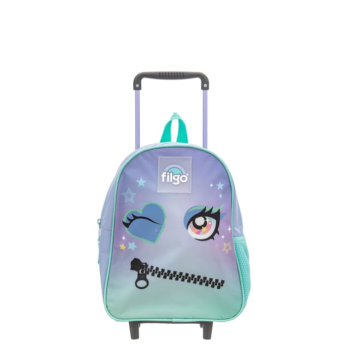Mochila Filgo Stapak 12 Pulgadas con Carrito - Make Up Lila