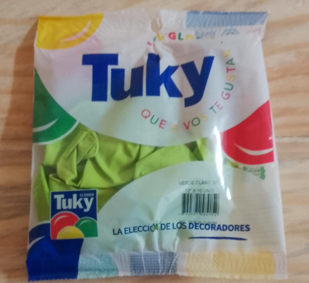 Globo Tuky 12" x10 Unid. - Verde Claro