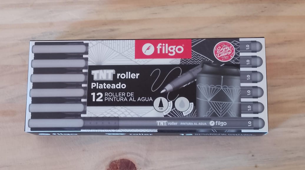 Roller de Pintura al Agua 12 Unid.  - Negro