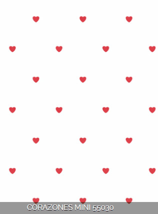 Crepe Fantasia -  Corazones Mini