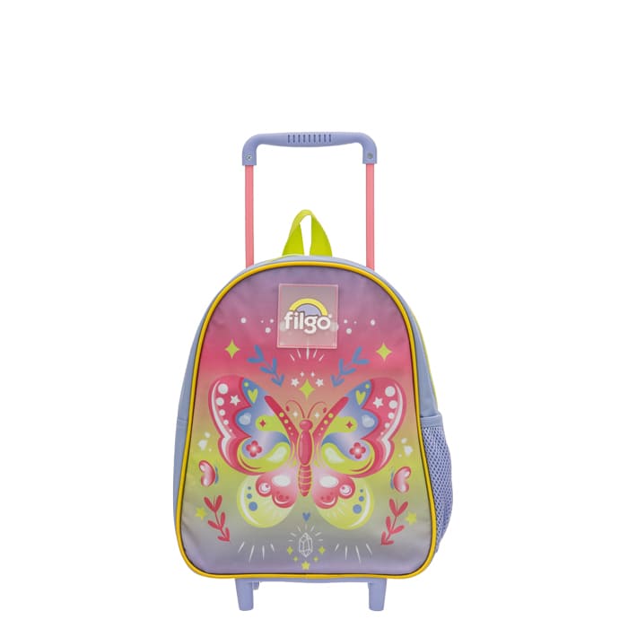 Mochila Filgo Stapak 12 Pulgadas con Carrito - Cosmos Lila