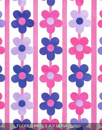 Crepe Fantasia -  Mix de Flores