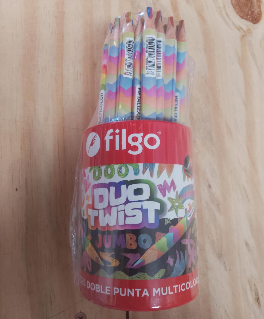 Lapices Doble Punta Multicolor x36 Unid.