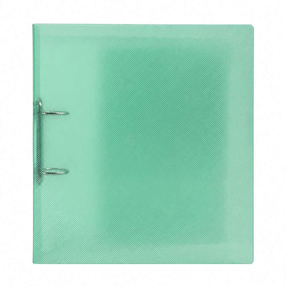 carpeta verde pastel pvc transparente 2x40