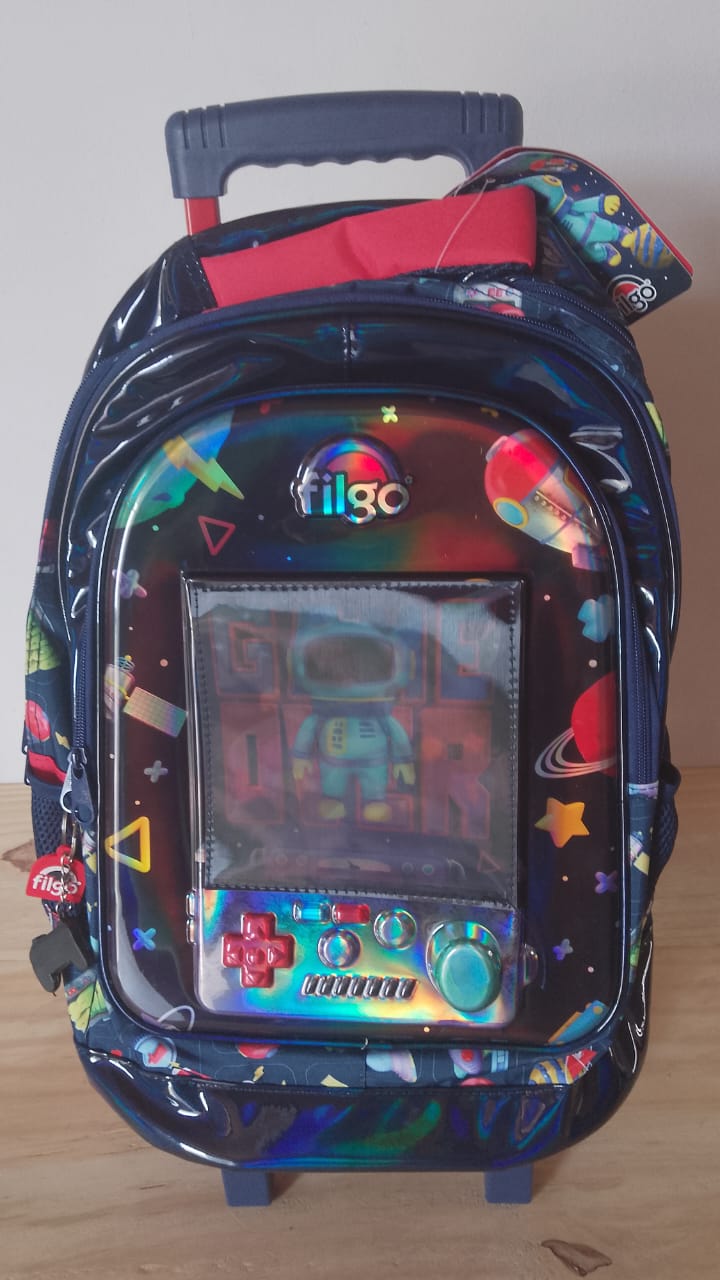 Mochila Filgo C/Ruedas  Starkap 3D Game