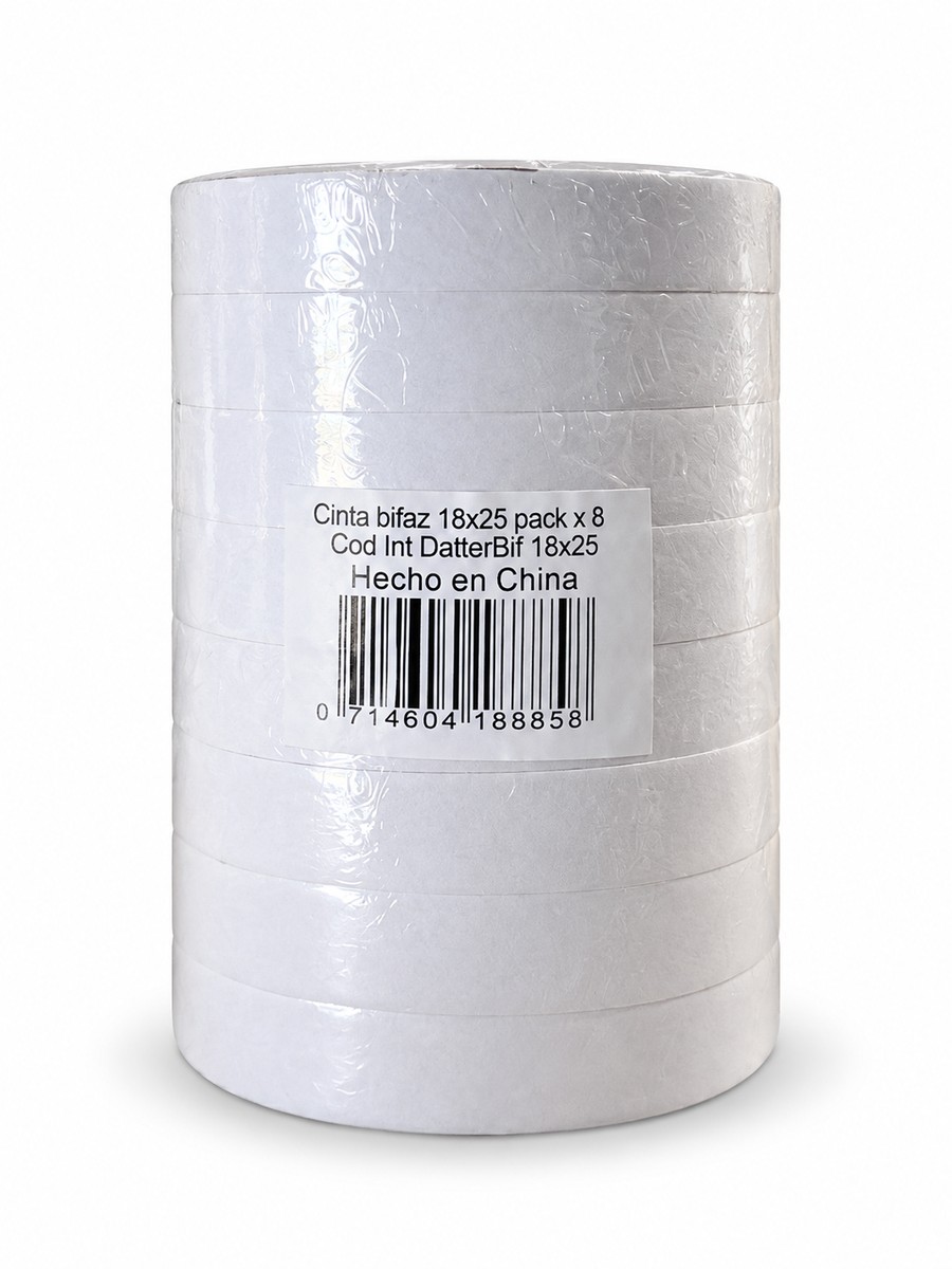 Cinta Adhesiva Bifaz 18mmx25mts