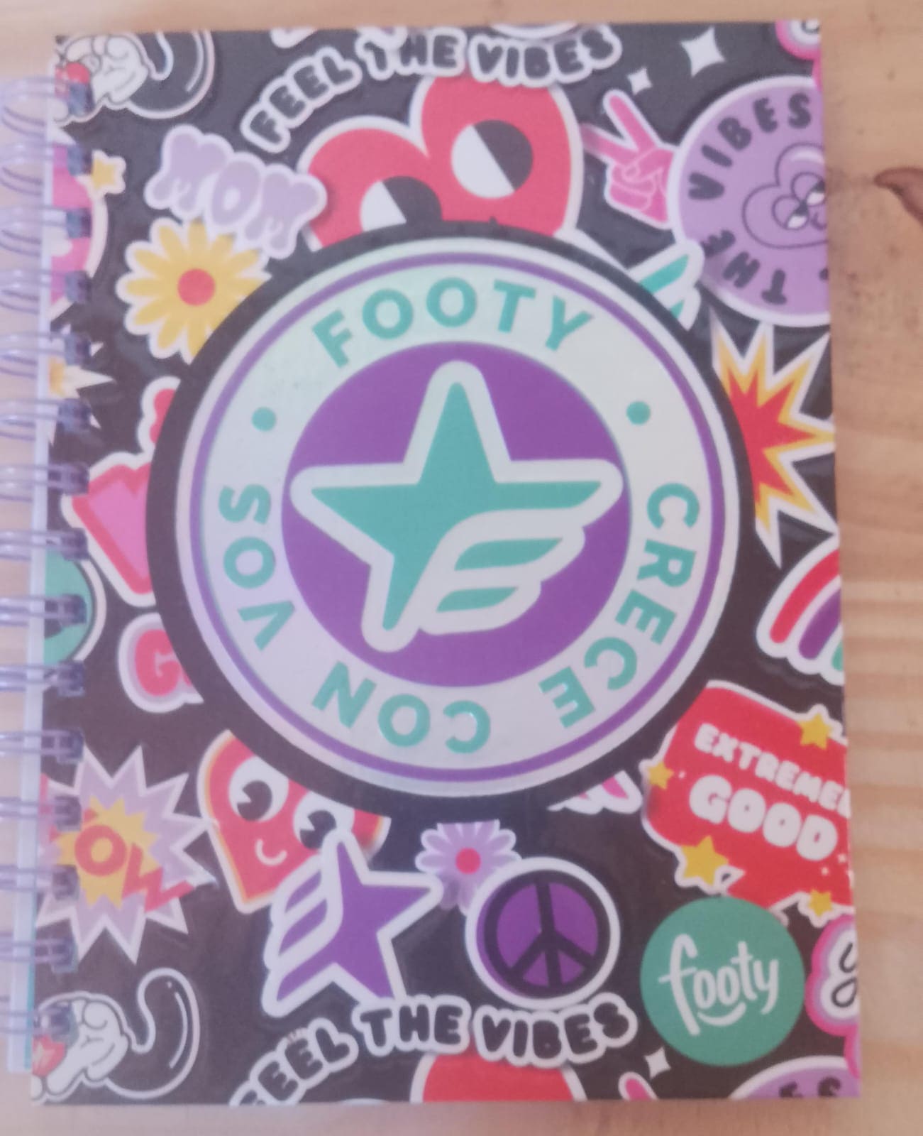Cuadernos Inkdrop A5 100 Hojas Rayadas - Footy