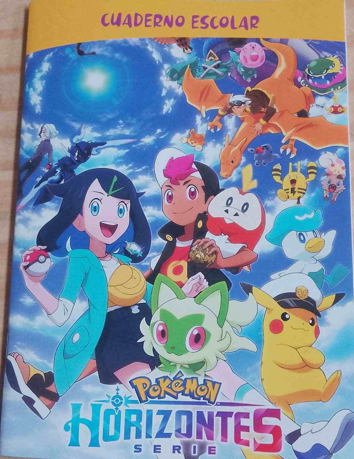 Cuaderno Escolar Tapa Flexible 24 hojas Rayado - Pokemon