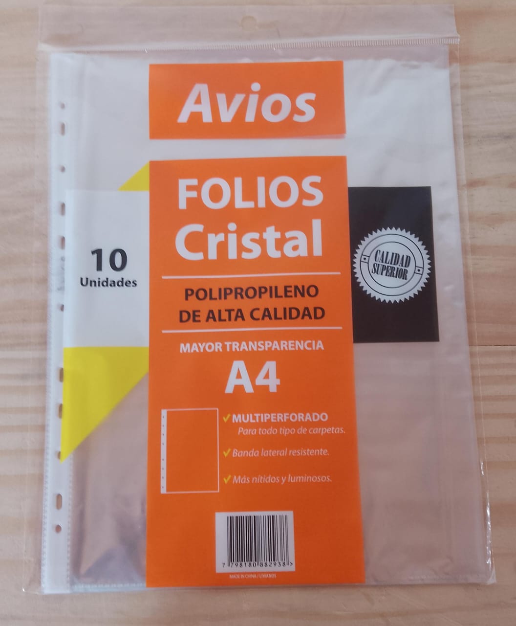 Folio A4 x10 Avios