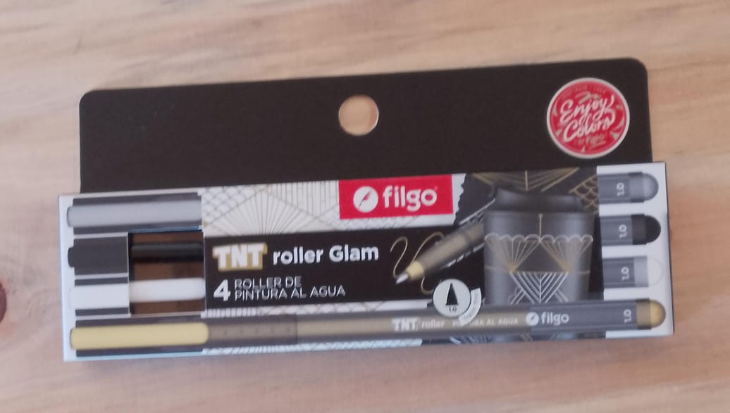 Roller de Pintura al Agua 4 Unid.  GLAM - Surtido