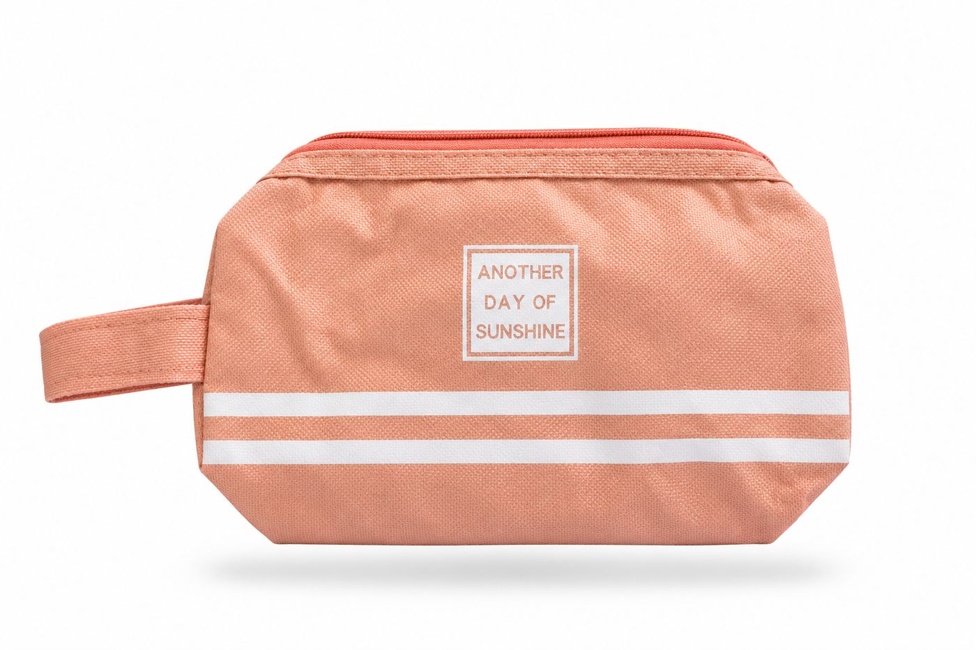 estuche de lona another 19x7x7 rosa