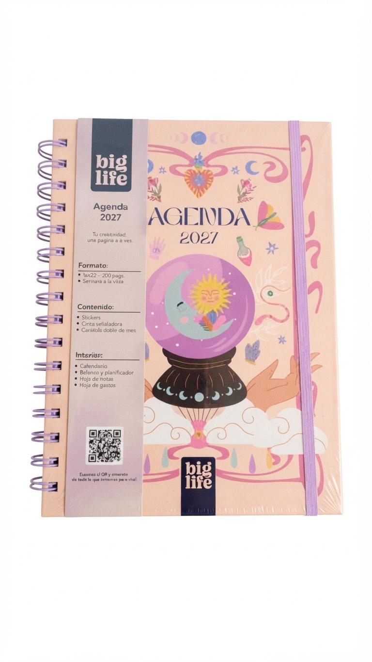Agenda Oráculo tapa dura 200 hojas 16x22 PPR