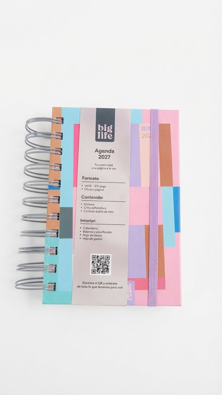 Agenda Kinetic Tapa de tela 398 hojas 10x15 PPR
