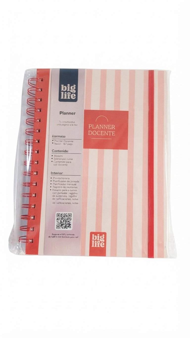 Agenda planner docente tapa dura 200 hojas 16x22
