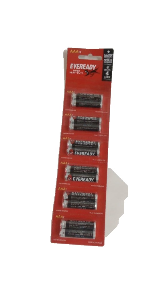 Pilas Eveready AAA x12uni