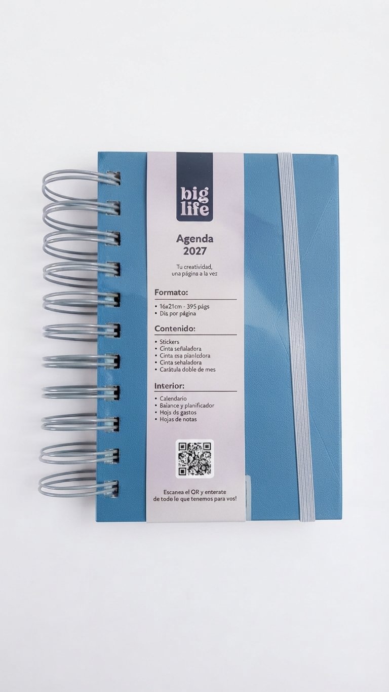 Agenda Minimal tapa dura 398 hojas 10 x15 PPR