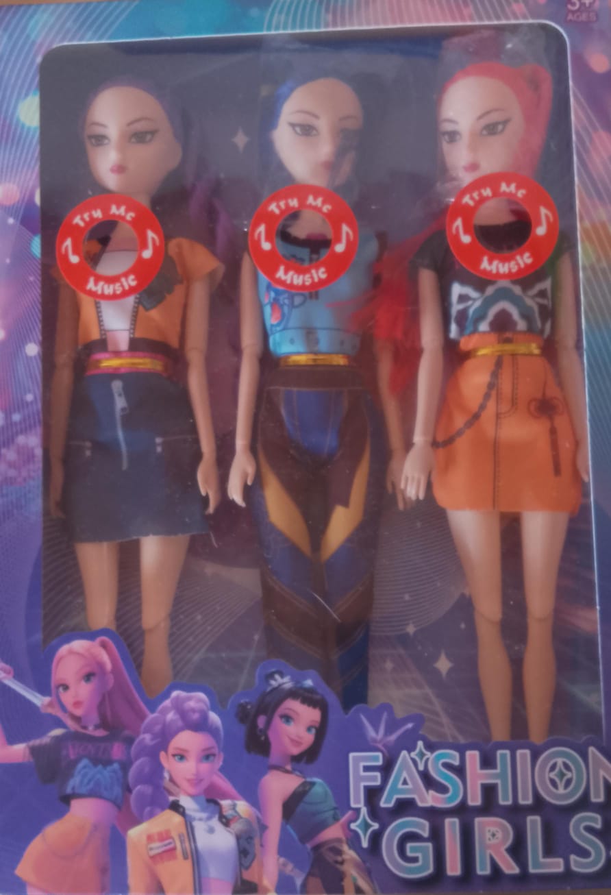 Muñeca Articulada x3Unid. K-Pop