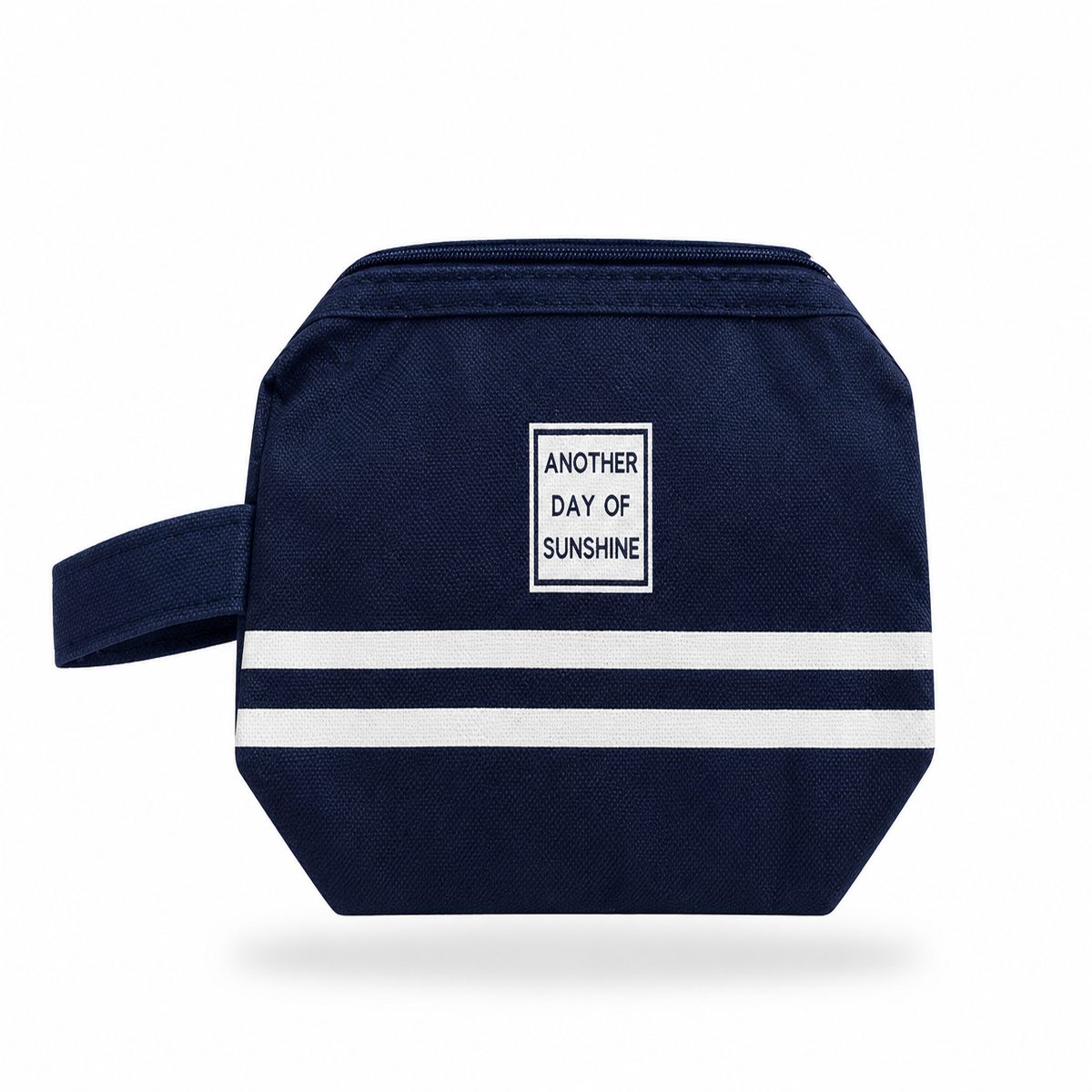 estuche de lona another 19x7x7 azul