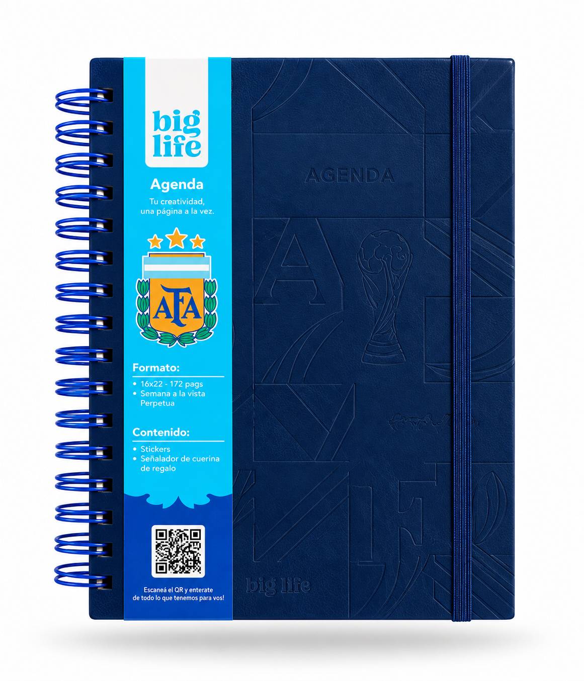 Agenda AFA 1 tapa dura 200 hojas 16x22 PPR