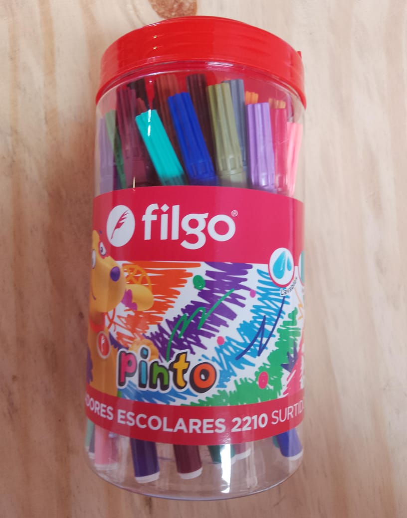 Marcadores Escolares Tubo x50 Unid.
