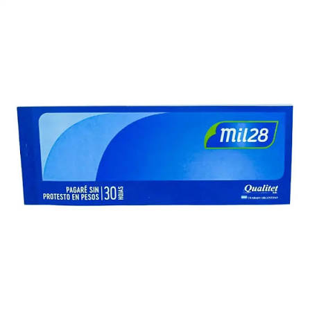 Pagare Mil28 30 hojas