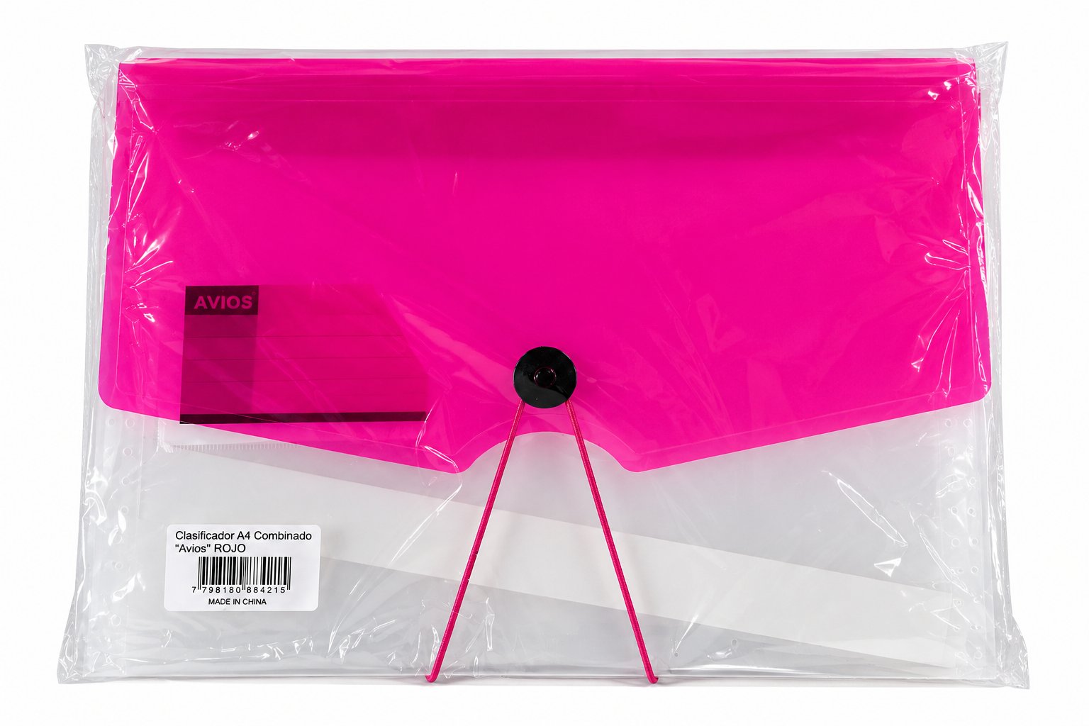 clasificador fucsia a4 combinado