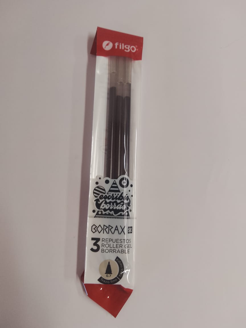 Repuesto Borrax x3 Unid. - Negro