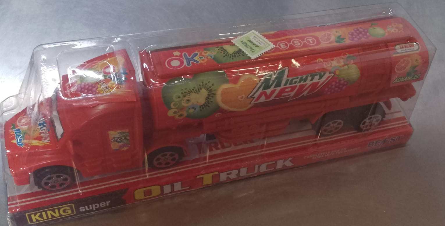 Camion Burbuja Rojo con Fruta
