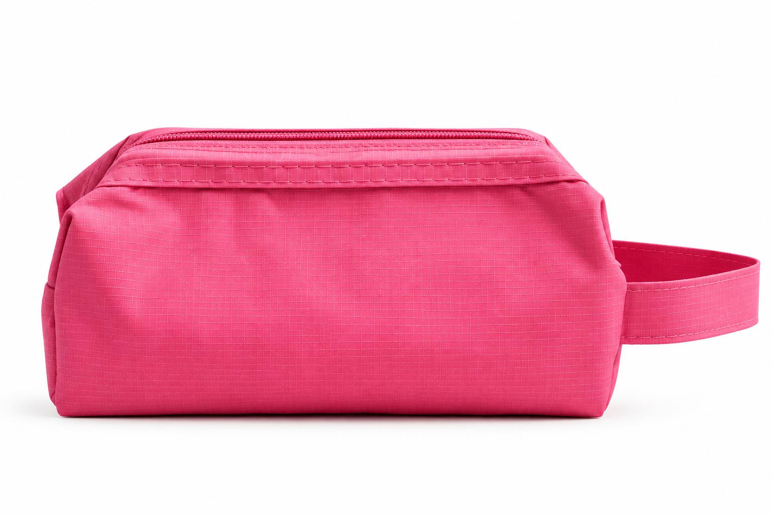 estuche de lona 19x7x7,5 rosa