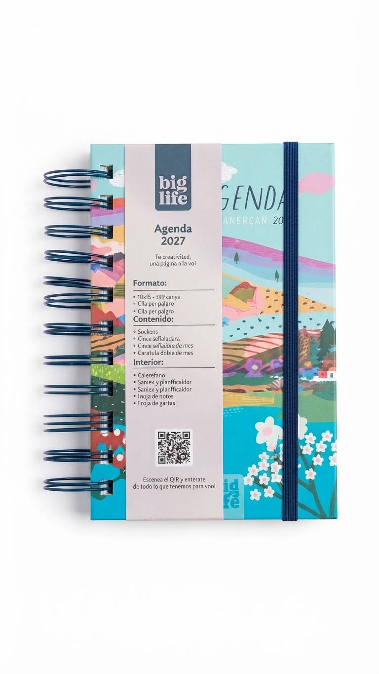 Agenda Big Landscape tapa dura 398 hojas 10 x15 PPR