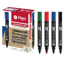 Marcadores Filgo 061 Permanente x12 - Verde