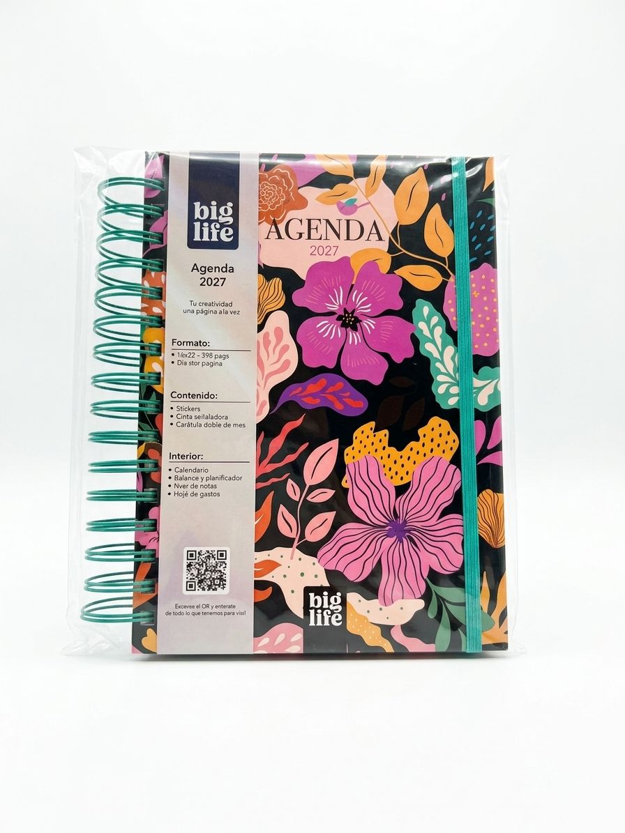 Agenda Big Memories tapa dura 398 hojas 16x22  PPR