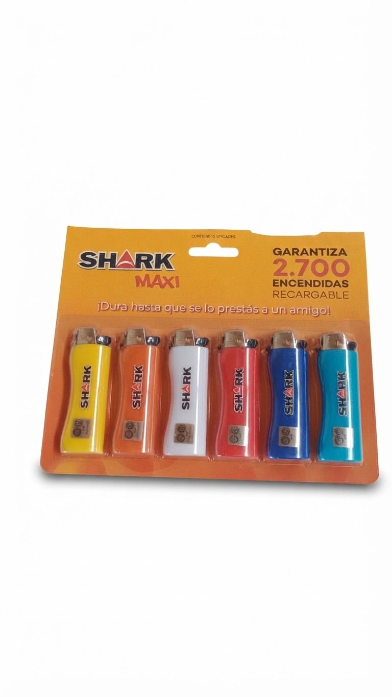 Shark Maxi  1300 encendidas x6uni