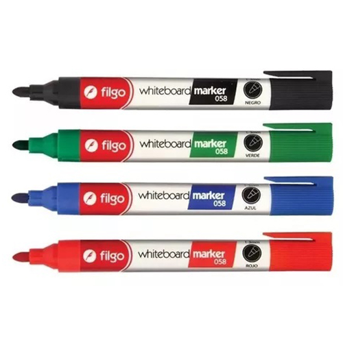 Marcadores Filgo 058 para Pizarra x12 - Azul