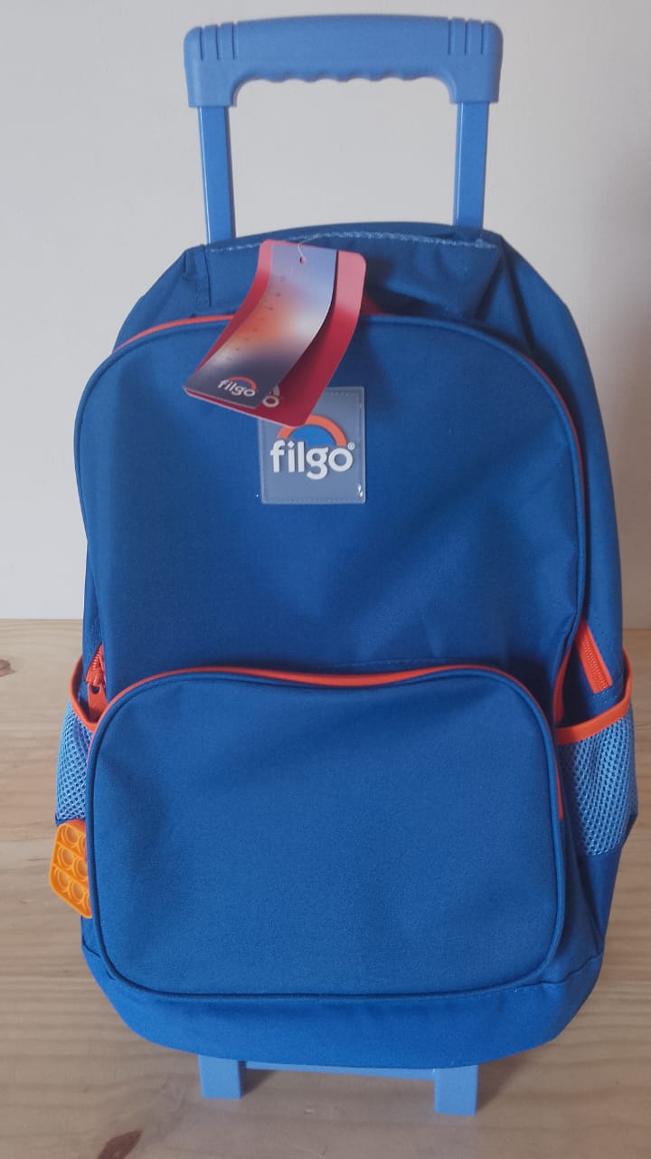 Mochila Filgo C/Ruedas  Starkap Azul