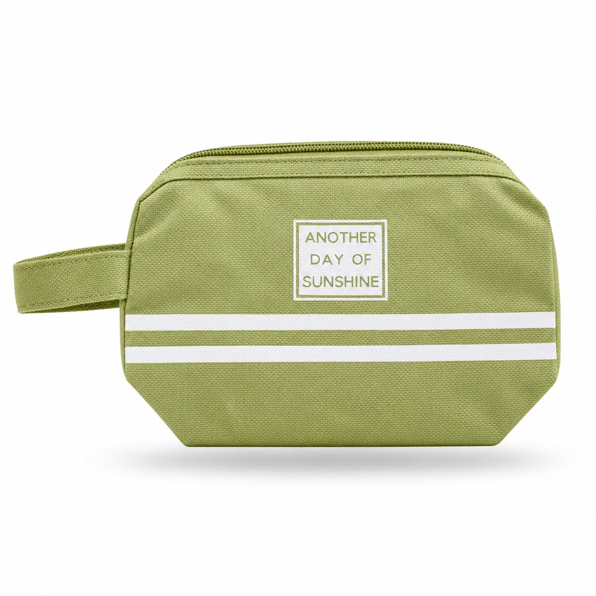 estuche de lona another 19x7x7 verde