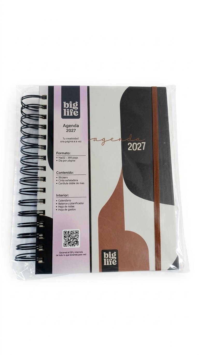 Agenda Geo Choco  tapa dura 398 hojas  16x22 PPR