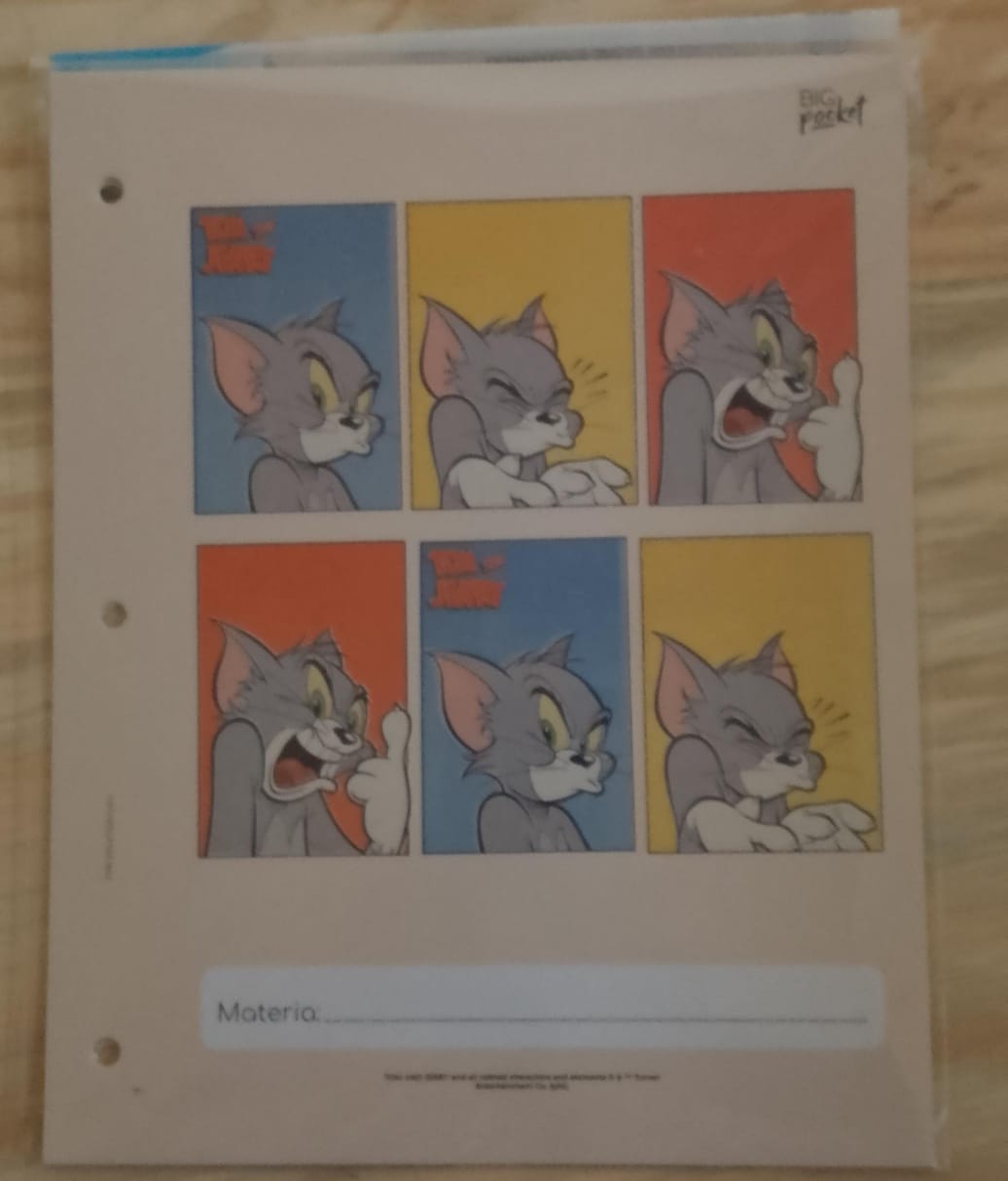 Separadores Escolares N°3 - Tom y Jerry